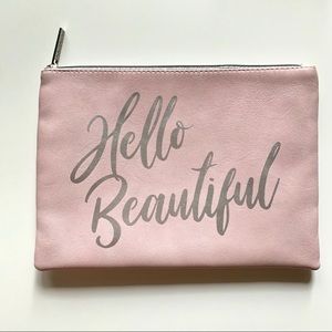 Hello Beautiful Makeup Pouch